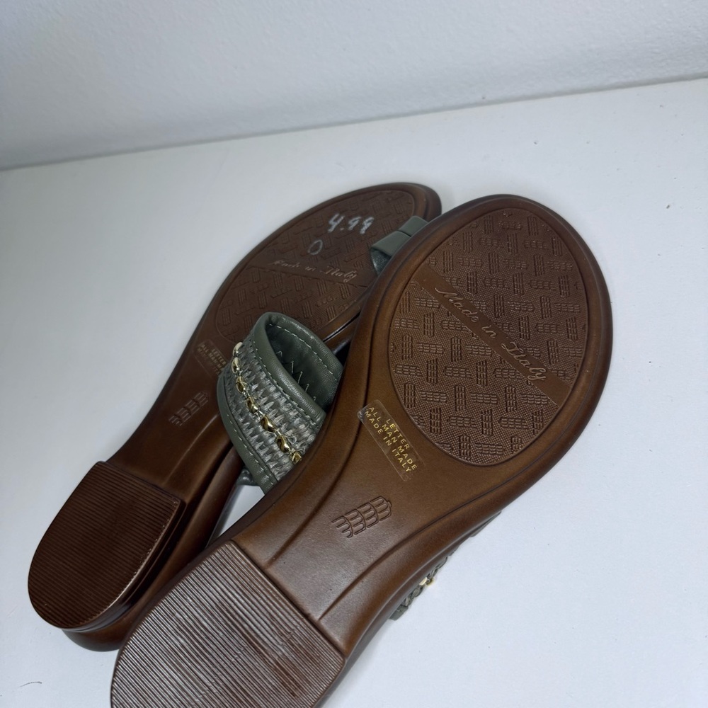Toscanella made in Italy brown slip on sandals - Picture 4 of 4